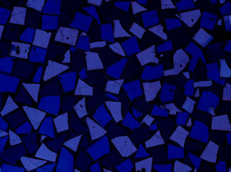 abstract blue background with cubesの写真素材