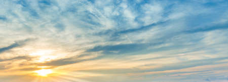 Beautiful sunset in Provence, southern France