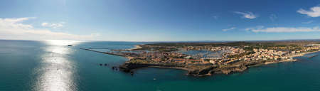 La Conque, at Cap d'Agde in Herault in Occitanie, Franceの写真素材