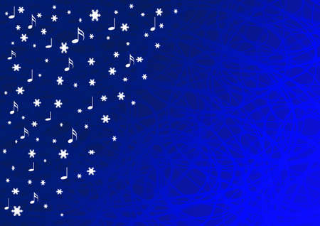 XMAS Time blueの写真素材