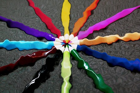 Liquid coloured pencils