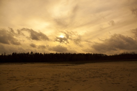 Burning Skyの写真素材