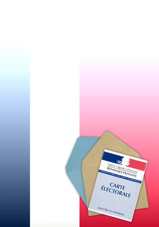 Illustration for French presidential elections 2022の写真素材