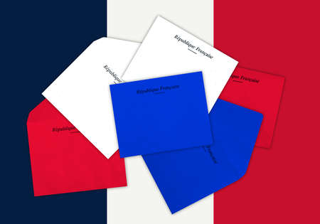Illustration for French presidential elections 2022の写真素材