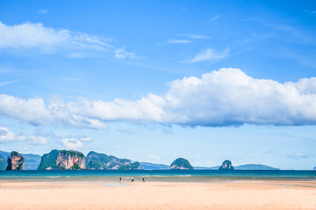 Phuket's islands scene and Krabi harbor.の写真素材