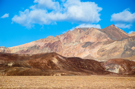 Desert rock mountain of Zabriskie Point, Death Valley National Park. California.の写真素材