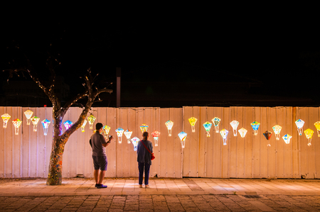 Annual Lanterns Festival  in Taitung, Taiwan.のeditorial素材