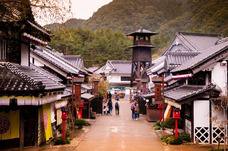 Oct 20, 2014 Nikko, Tochigi, Japan : Edo Wonderland or Nikko Edomura, Famous cultural theme park recreating town life of  Edo Periodのeditorial素材