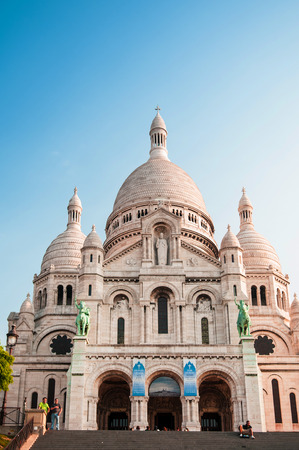 June 4, 2011 Paris, France : Basilique du Sacre-Coeur, one of most visited attraction of Parisのeditorial素材