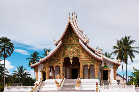 Hor Prabang at Luang Prabang Royal Palace Museum.のeditorial素材