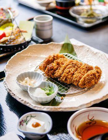 Tonkatsu - Famous Deep fried cutlet porkの写真素材
