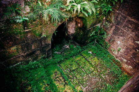Old historic Dungeon in Fort Santiago, Intramuros district. Manila, Philippinesの写真素材