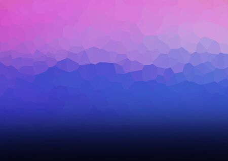 Vivid vibrant pink blue colour tone soft smooth gradient with hexagon mosaic background for design...