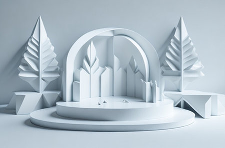 Podium For product display, Product display Backdrop, Product display background Vol 8の素材