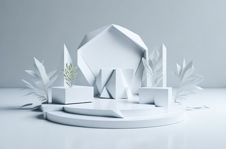 Podium For product display, Product display Backdrop, Product display background Vol 33の素材