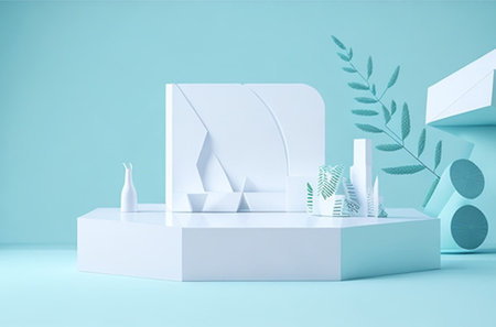 Product display Podium, Product display Backdrop, Product display background Vol 216の素材