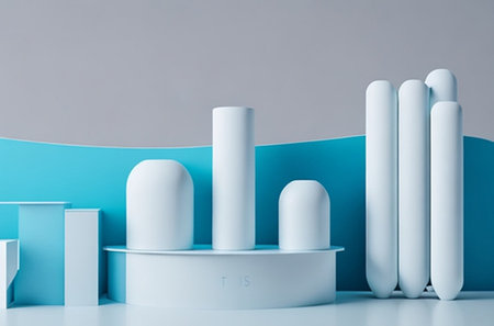 Podium For product display, Product display Backdrop, Product display background Vol 158の素材