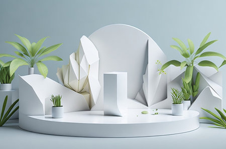 Podium For product display, Product display Backdrop, Product display background Vol 19の素材