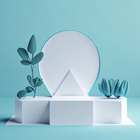 Podium For product display, Product display Backdrop, Product display background Vol 110の素材