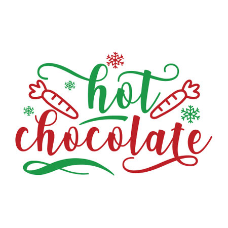 Hot chocolate, Christmas Tee Print, Merry Christmas, christmas design, marry christmas typhography tshirt design, tee print, t shirt design, christmas Joy, jesusのイラスト素材