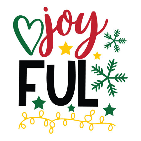 joy ful, Christmas Tee Print, Merry Christmas, christmas design, Christmas, marry christmas typhography tshirt design, tee print, t shirt design, christmas Joy, jesusのイラスト素材
