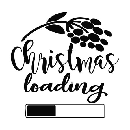 Christmass loading tshirt design vector, christmas typography, Christmas typography Tshirt design, christmas vectorのイラスト素材