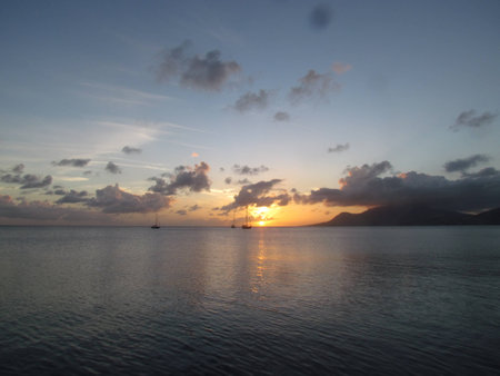 Caribbean View- St Kittsの写真素材