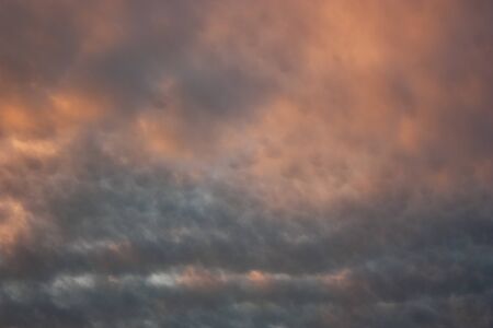Abstract photograph of colorful sky with cloudsの写真素材