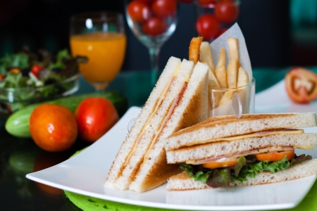 cheese sandwich の写真素材
