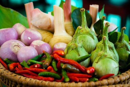 Thailand food Green curry Chicken Intense soupの写真素材