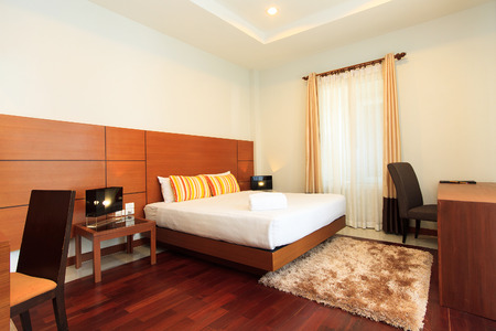 hotel bedroomの写真素材