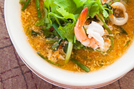 seafood sukiyakiの写真素材