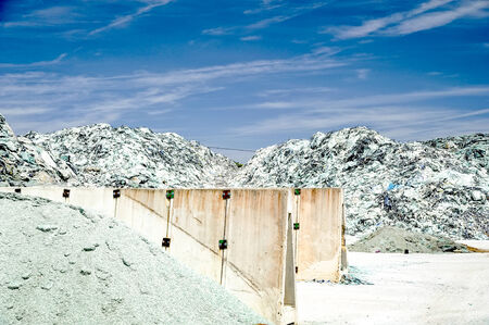 A big deposit of waste form miningの写真素材