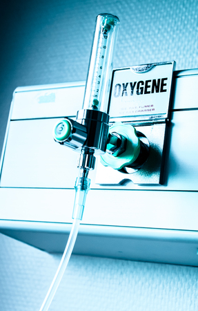 the instrument to check your oxygen calibration sensor in hospital roomの写真素材