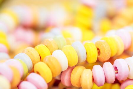 assortment of colorful candyの写真素材