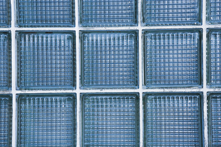 Glass block wall for sun light pass, Interior lighting shade for building background.の写真素材