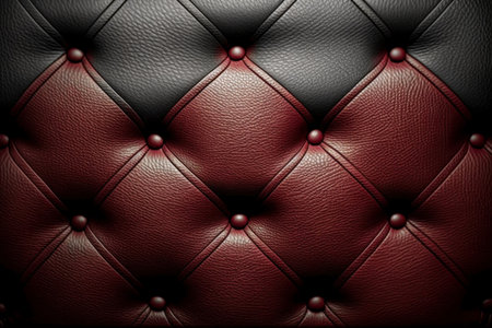 Luxurious background, in a real leather of black and brown Closeup view.,generative AIの素材