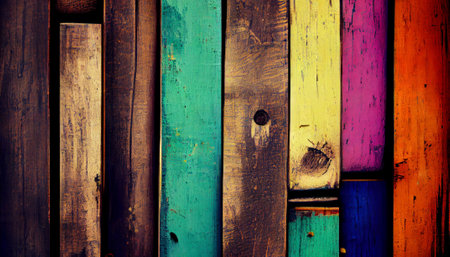 closeup on wood material background for Vintage wallpaper..generative AIの素材