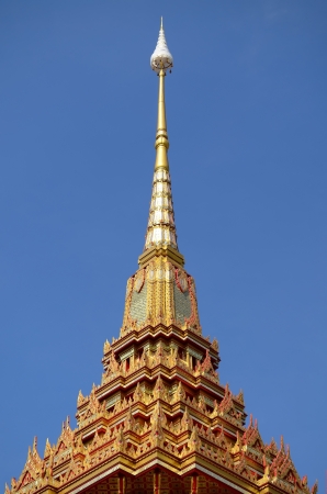 roof of crematory of Her Royal Highness Princess Bejaratana Rajasuda Sirisophaphannawadi, Royal Plaza; Sanam Luang, Bangkok, Thailandの写真素材