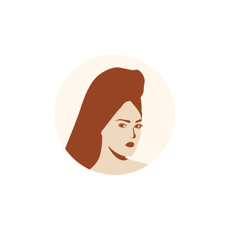 Beauty Woman Logo Template suitable for branding, company logo and illustrationのイラスト素材
