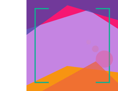 Abstract Colorful Background with negative spaceのイラスト素材