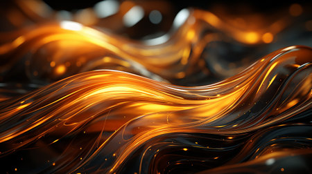 abstract golden background made by AI generative photoの素材