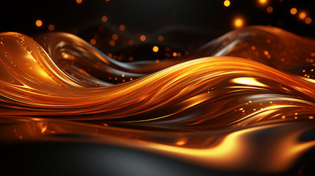 abstract golden background made by AI generative photoの素材