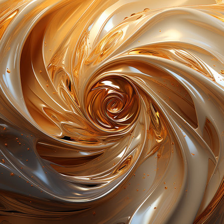 abstract golden background made by AI generative photoの素材