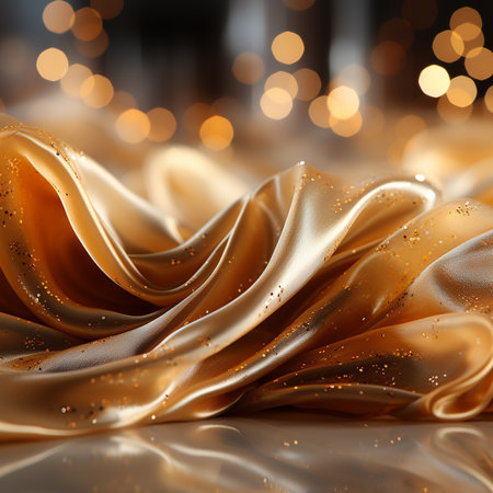 abstract golden background made by AI generative photoの素材