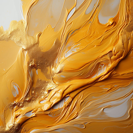 abstract golden background made by AI generative photoの素材