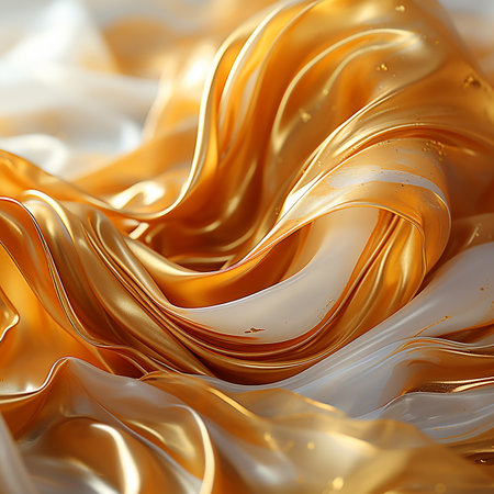 abstract golden background made by AI generative photoの素材