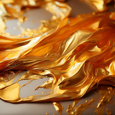 abstract golden background made by AI generative photoの素材