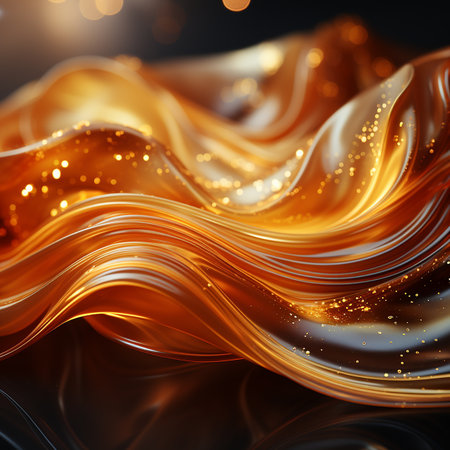 abstract golden background made by AI generative photoの素材