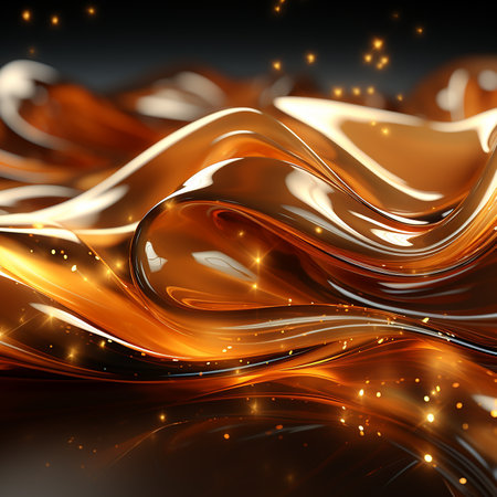 abstract golden background made by AI generative photoの素材